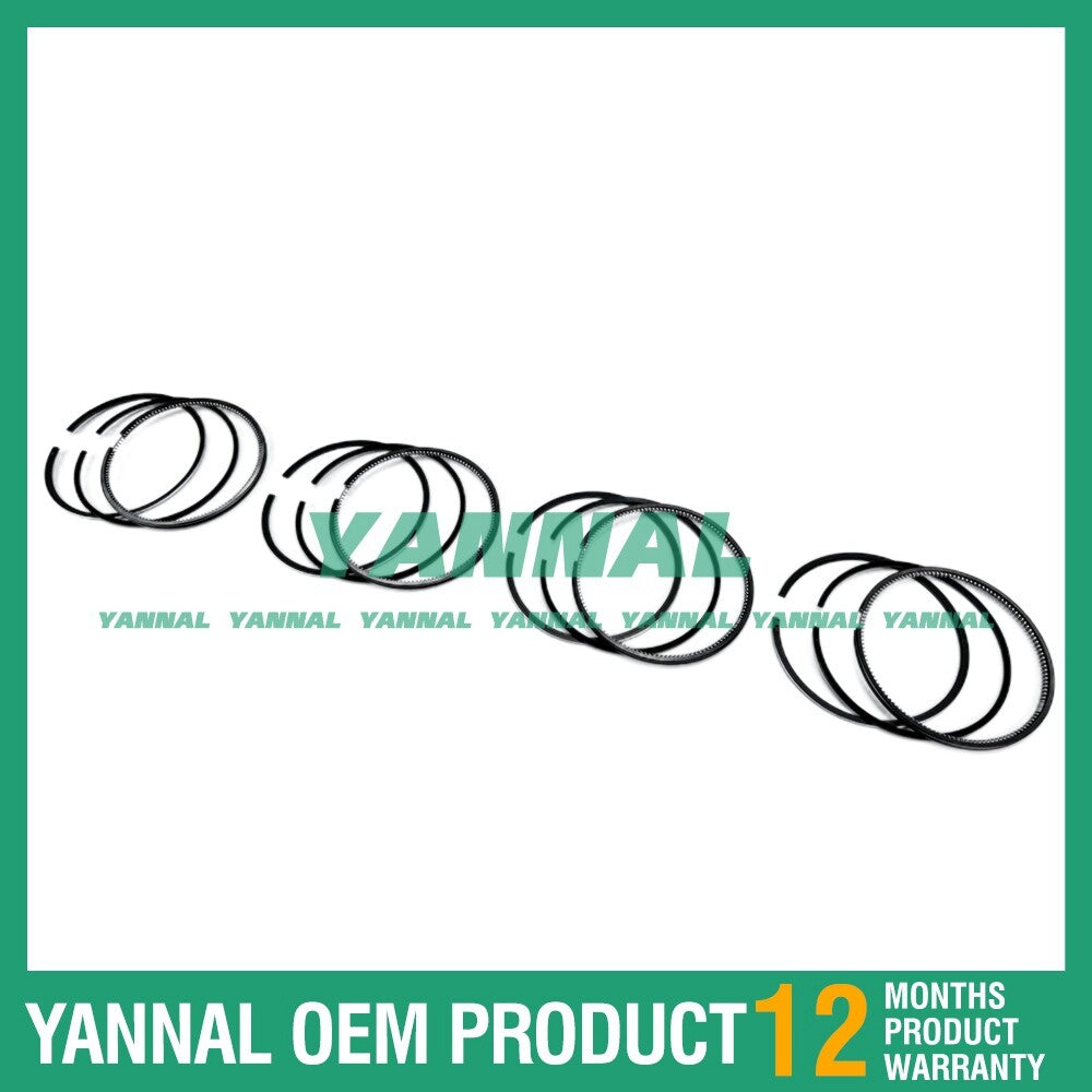 4 new V1903 Piston Ring Kit (STD) for Kubota Excavator Diesel Engines