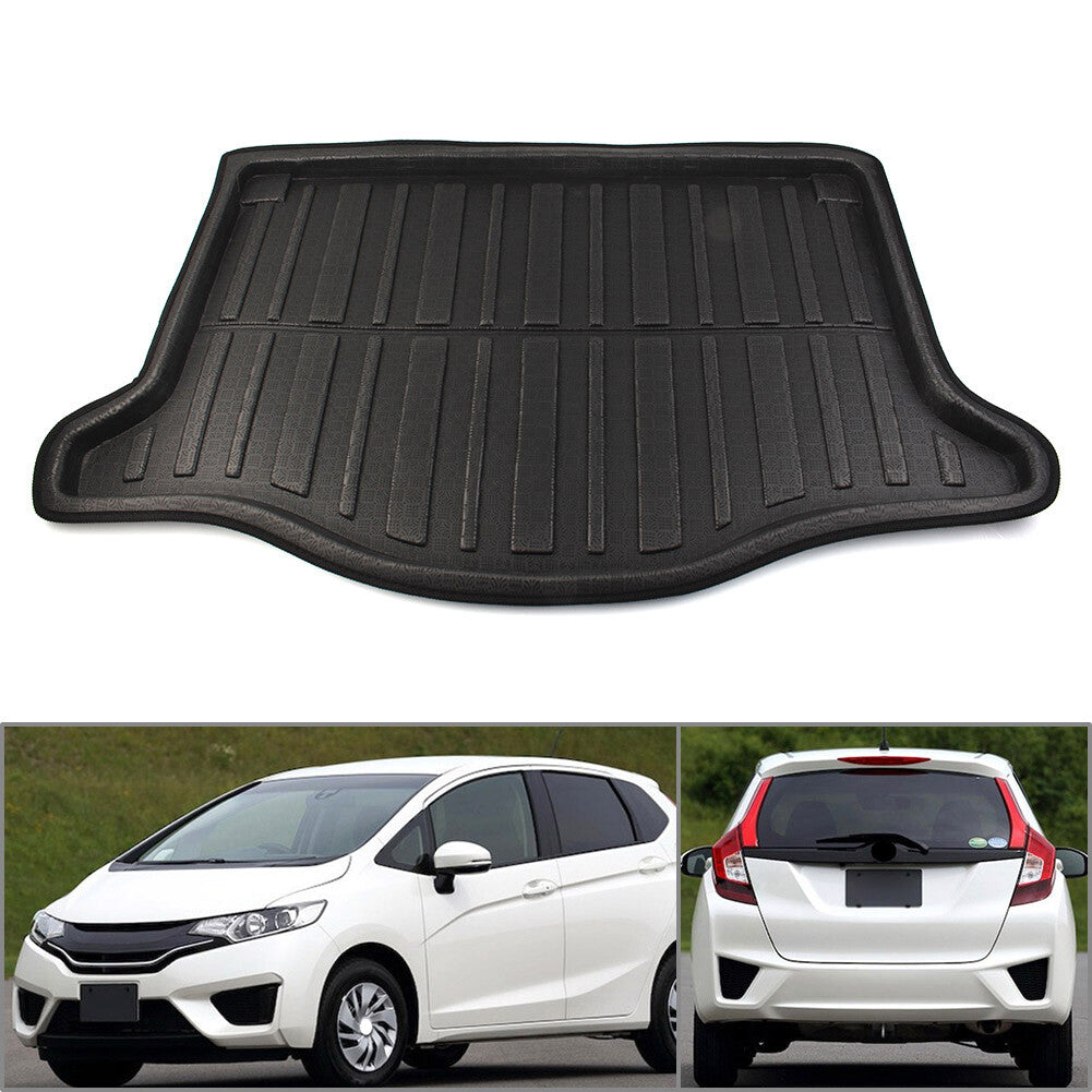 Rear Cargo Liner Trunk Floor Mat Protector Fit 2014-17 for Honda For /Jazz Hatchback