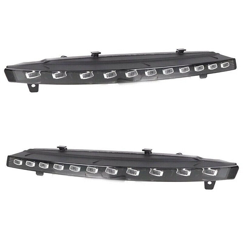 1 Pair for Audi Q7 2010-2015 DRL Dynamic White Yellow Daytime Running Light