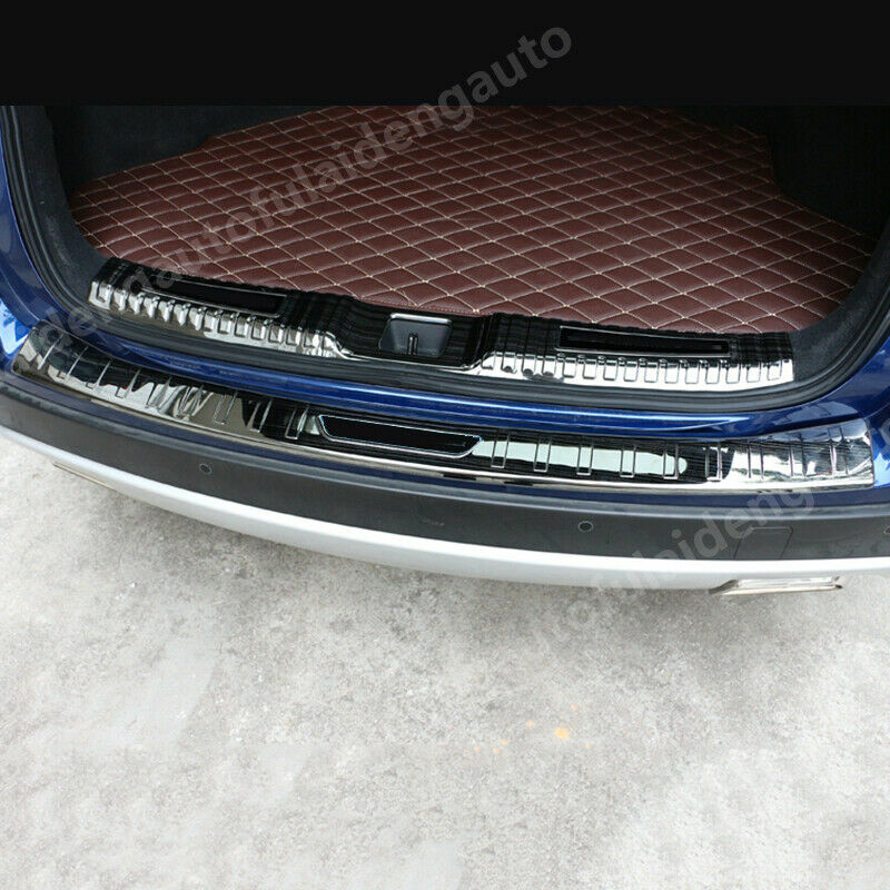 for Infiniti QX50 2019-24 black Car Rear Bumper Protector Plate Cover Trim Guard