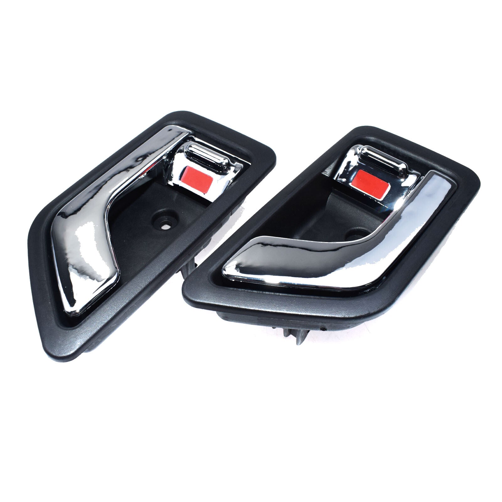 A Pair Driver Passenger Inside Chrome Door Handle L  R for Hyundai Getz Click