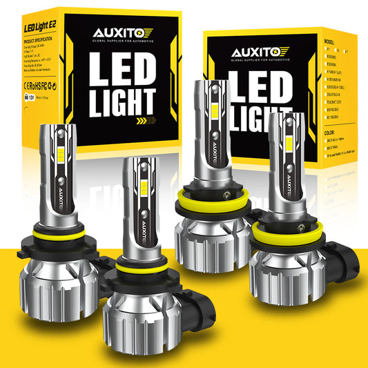 AUXITO 9005 H11 Unified LED Gum Water 6500K Kaohsiung All-American White