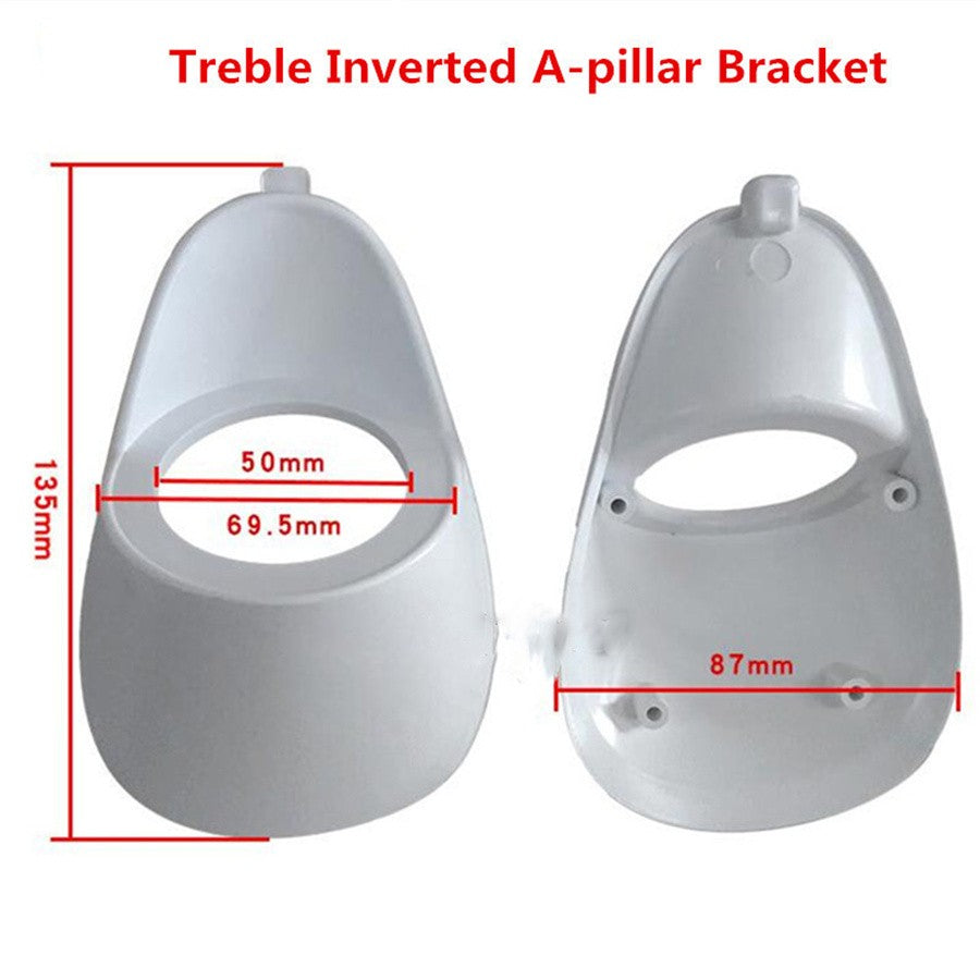 2PCS Car Audio A Column Tweeter Plastic Mold Base Two-way Inverted Mold Bracket