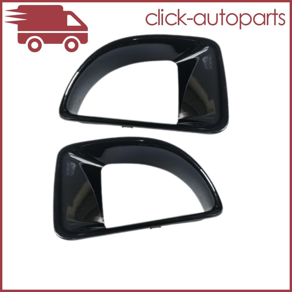 2x Front Air Duct Frames Black For Clubman R55 R56 R57 2010-2012 Left+Right