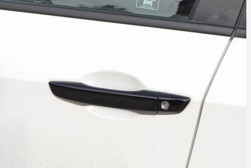 for Honda for Civic Sedan Hatchback 2016-21 Gloss Black Side Door Handle Cover Decor