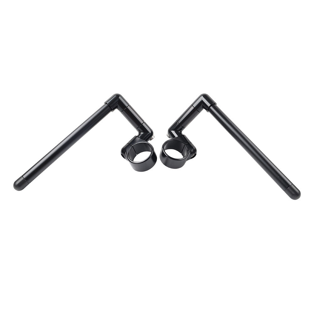 Motorcycle 51MM Cafe Racer Bars 7/8 Universal Clip-On Handlebar Fork Tube