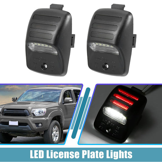 for Toyota Tacoma 05-15 Tundra 00-13 Pickup Rear Bumper License Plate Light 2Pcs