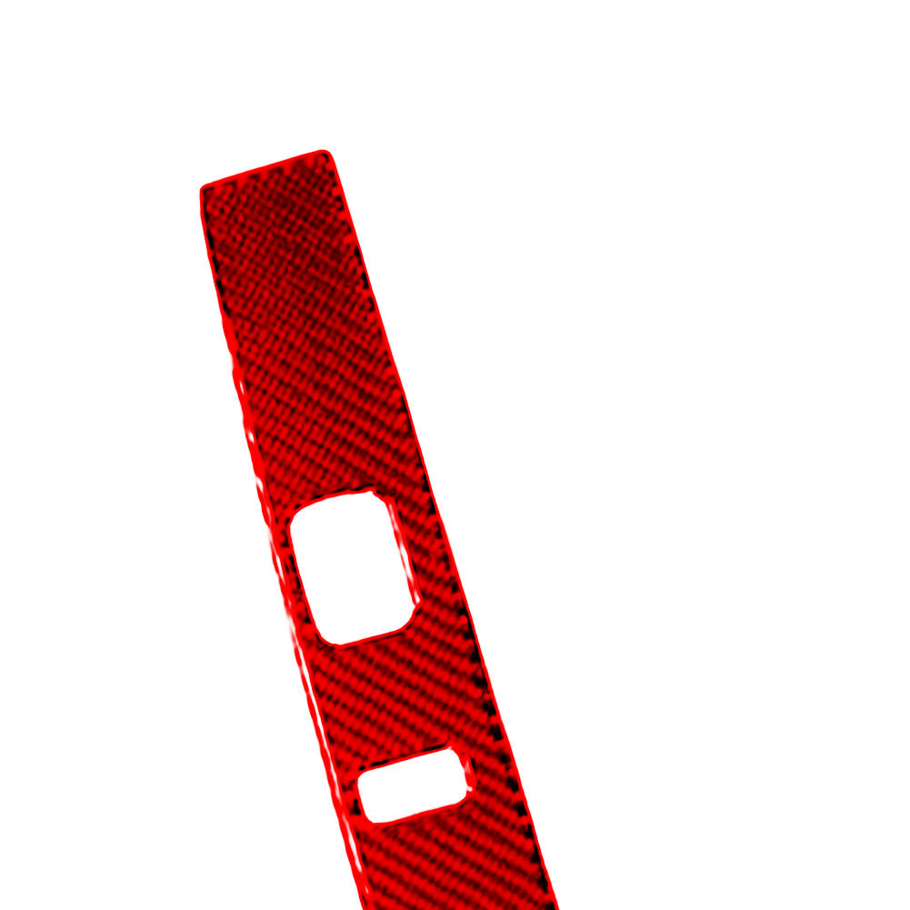 Red Carbon Fiber Front Door Control Cover For Colorado 2004-2012/ for Canyon 2005-12