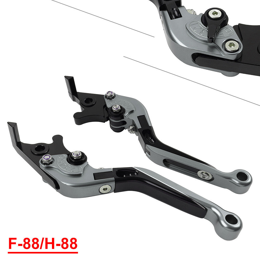 Folding Extendable Brake Clutch Levers for Kawasaki ZX14R/ZX1400/ZZR1400 06-17
