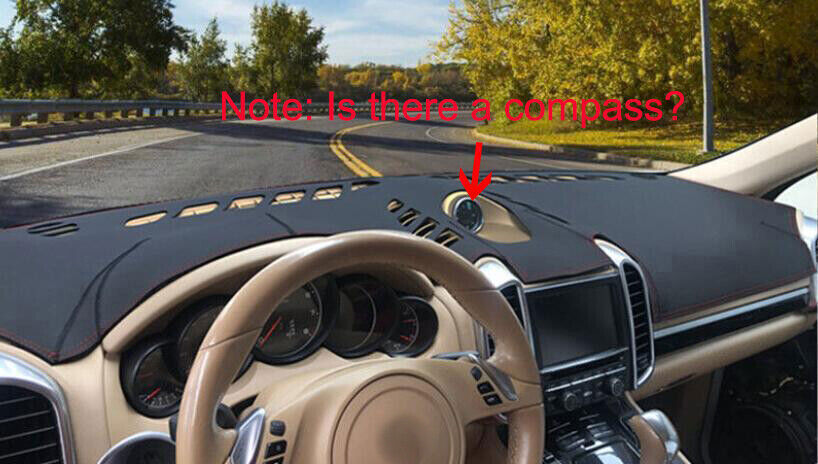for Porsche Macan 2015-23 PU Leather Dashboard Dash Mat Non-slip DashMat Sun Pad