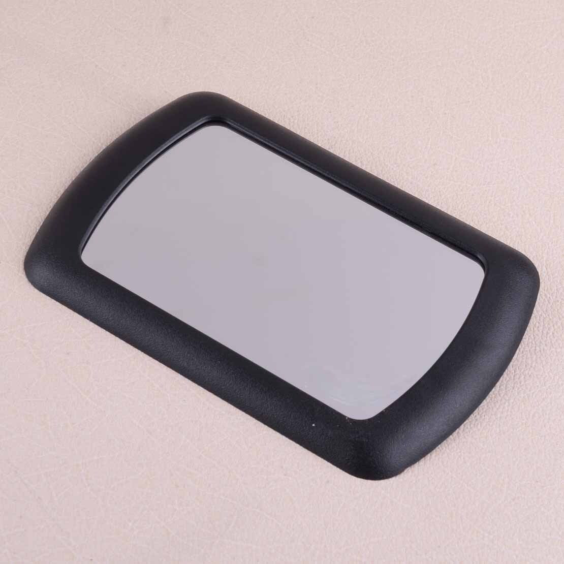 Black Car Clip On Sun Visor Vanity Mirror Sun-shading Cosmetic Mirror Portable