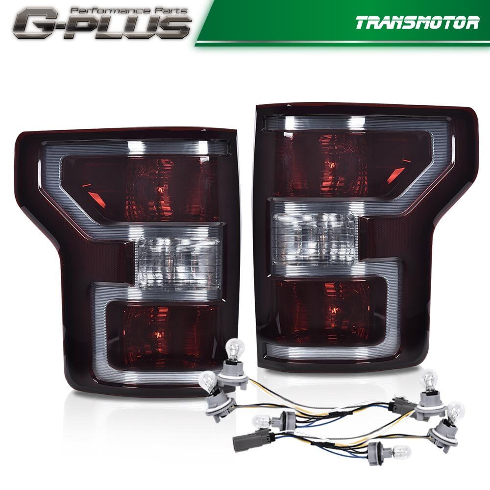 Suitable for 2018-2020 for Ford F-150 pickup taillight and brake light assembly smoke.