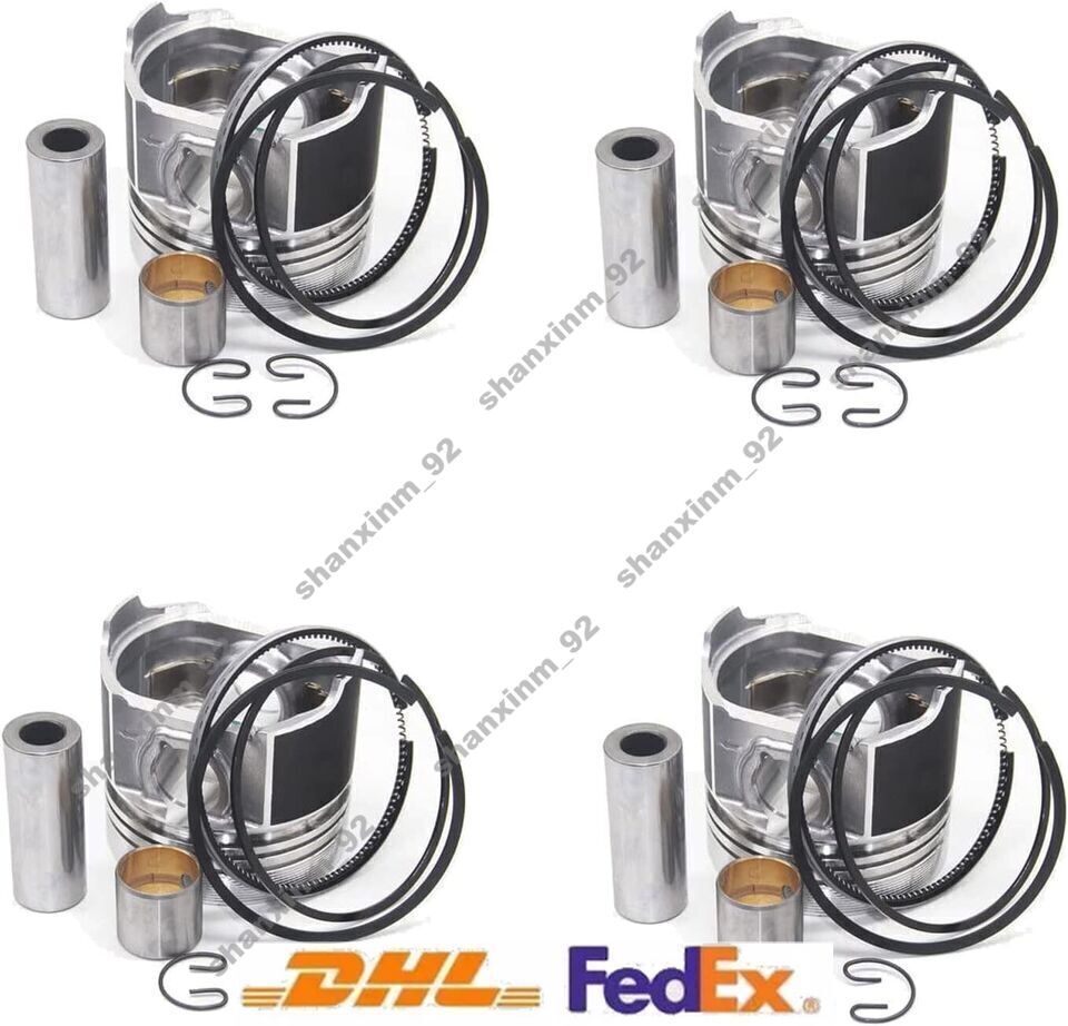 V1505 Piston + Piston Rings Set STD 78.0mm for Kubota V1505 Engine Piston Kit