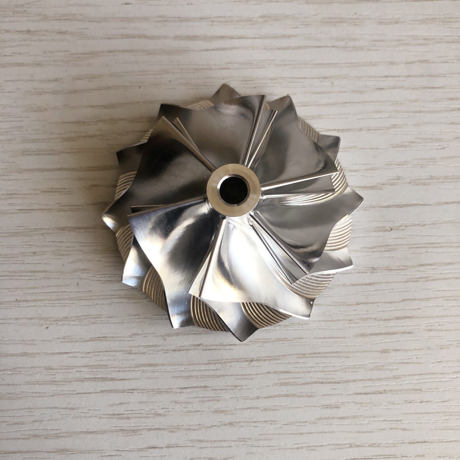 GT28 47.10/61.98 mm 6+6 Blade High-Performance Turbine Billet Compressor Wheel
