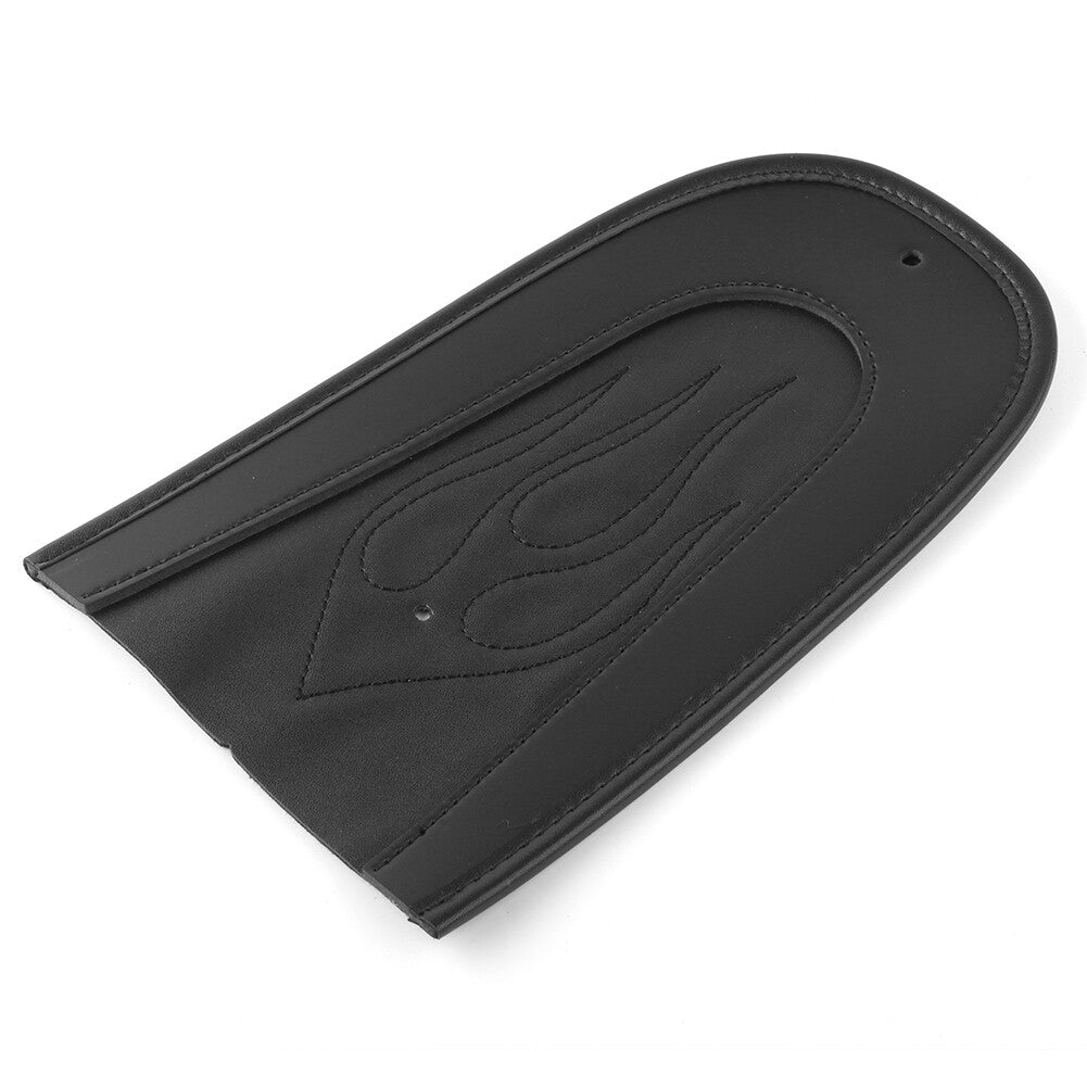 for Harley Sportster XL883 XL1200 04-15 Solo for Seat Leather Flame Rear Fender Bib