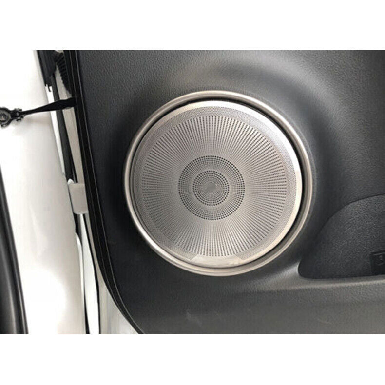 for Lexus NX200t 300h 15-21 Silver Inner Door Speaker Horn Overlay Cover Trim 4X