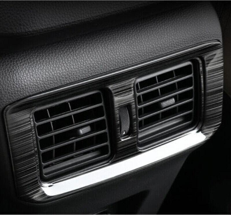 for Toyota RAV4 2019-24 Black steel Car Rear Air Outlet Vent frame Cover Trim 1X