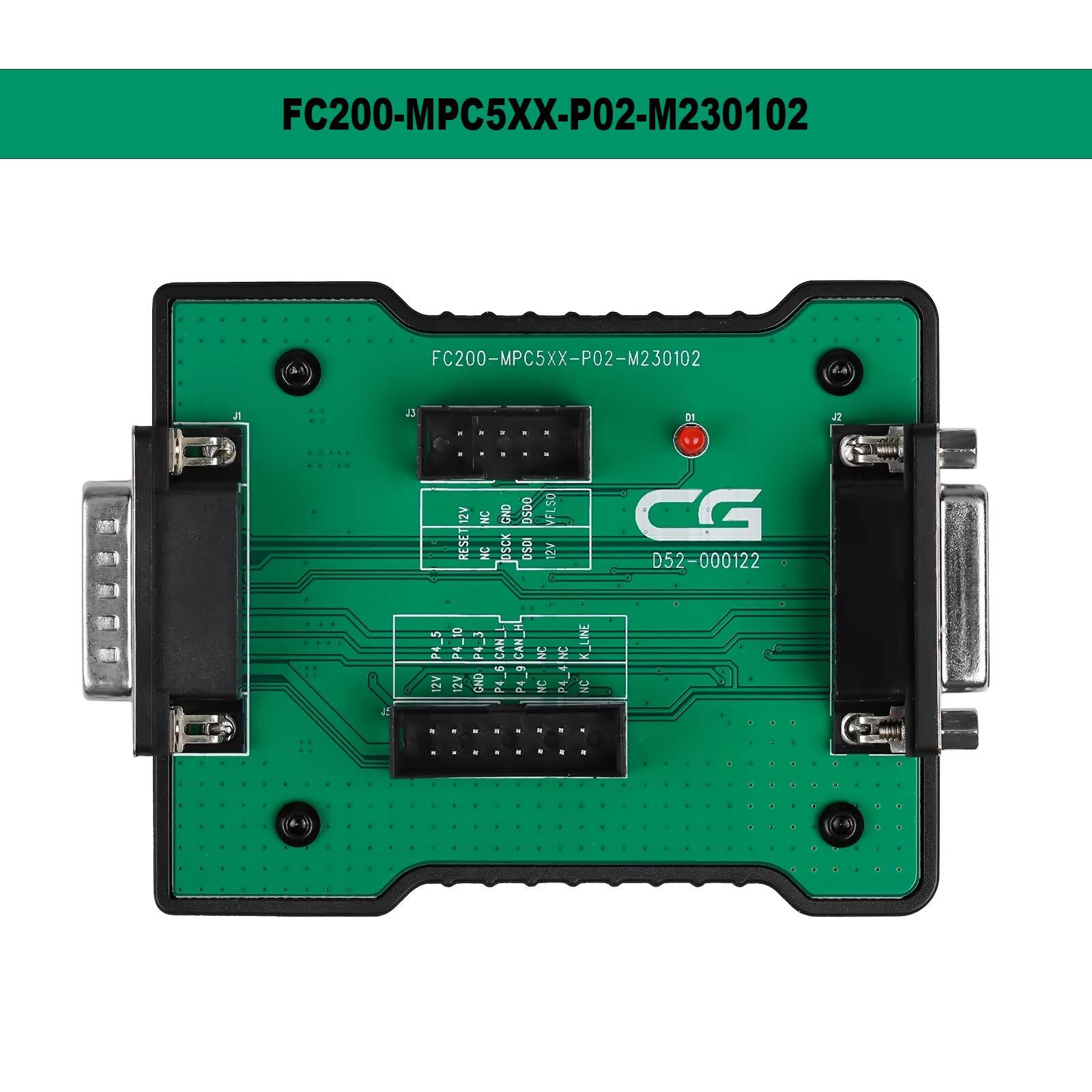 CG FC200-MPC5XX-P02-M230102 adapter for MPC5X series clone without opening Cover