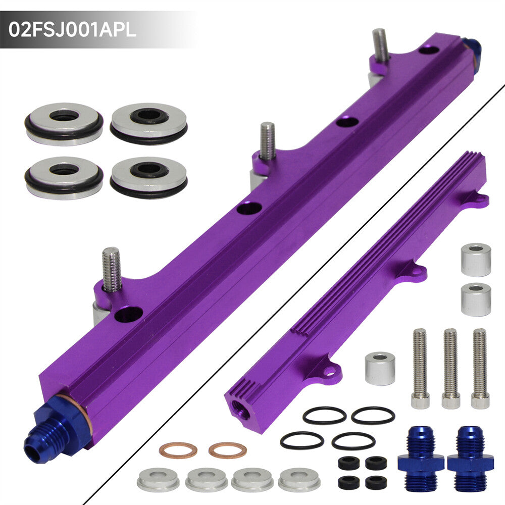 High Flow Fuel Injector Rail for Honda for Civic for Acura Integra B16 B18 90-01 Purple