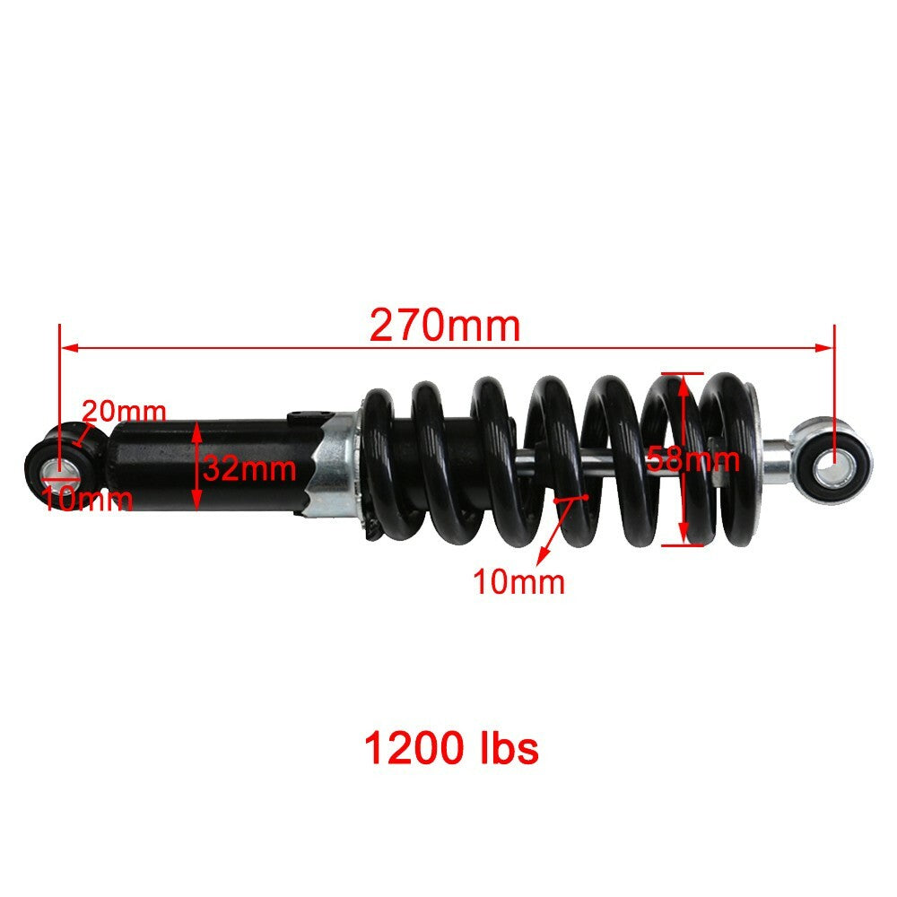 270mm Rear Shock Absorber Dirt Pit Bike ATV Quad 140cc 150cc 160cc 125cc Atomik
