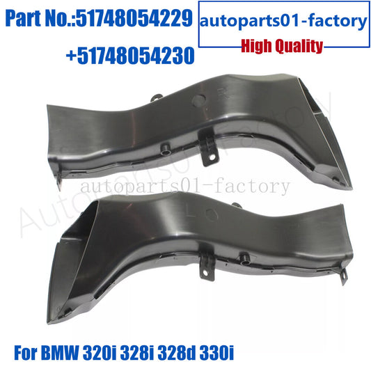 1Pair LeftRight Air Intake Ducts Fits For 2013-2018 for BMW 320i 328i 328d 330i