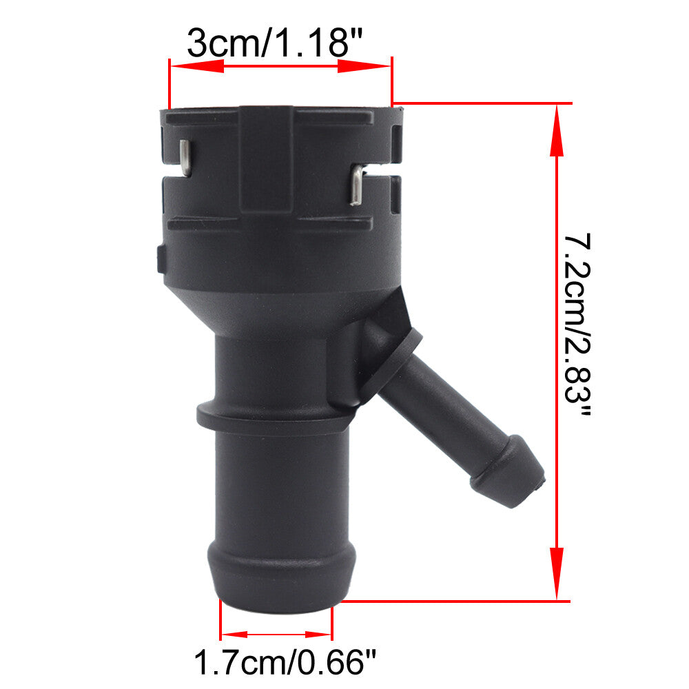 for Audi A3 8P 2.0 TDI 2.0 TFSI Car Coolant Heater Hose Connector 2003 - 2013