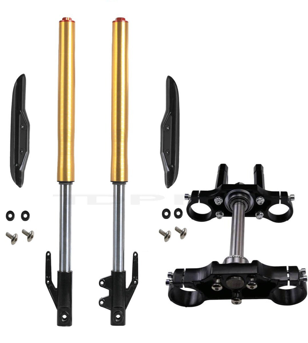 12mm axle, 45/48mm front fork, triple-clamped grooved cross-country bike SSR 70cc 110cc 125cc