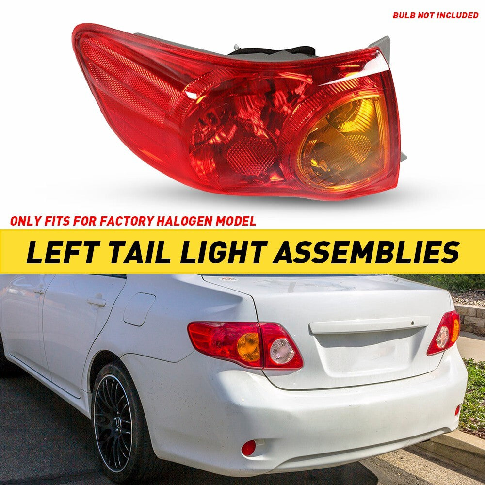 Applicable to the left rear brake light assembly of the 2010 for Toyota for Corolla .