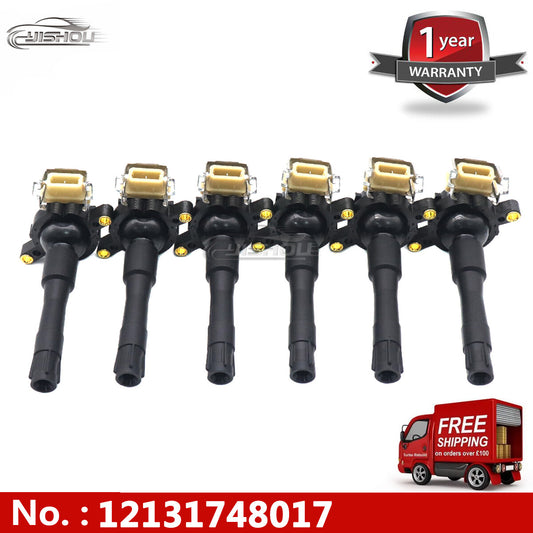6-pack ignition coils suitable for BMW 325i 2.5L, 740i, X5 4.4L, 528i, 328i 2.8L, 525i, UF300