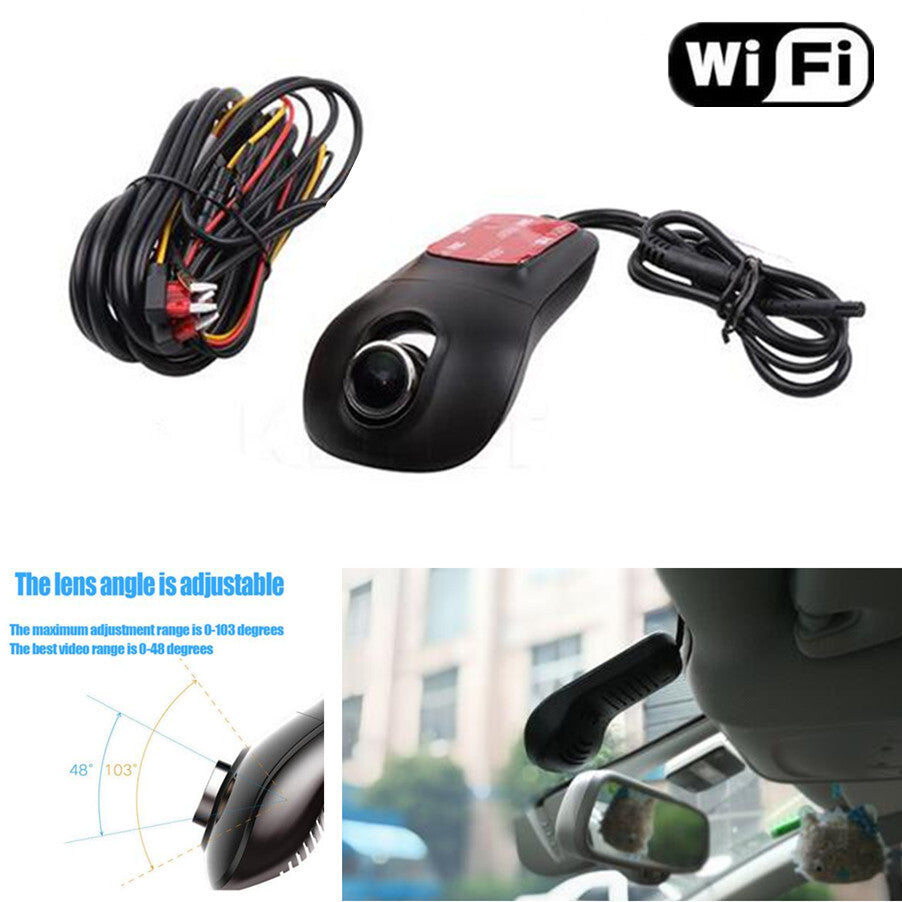 Universal Car DVR Wifi Camera Video Recorder Monitor Dash Cam Camcorder Hidden