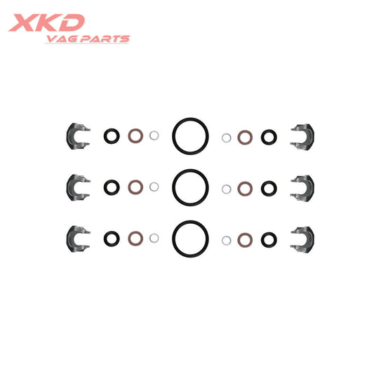 VR6 Engine Fuel Injector Seal Kit Fit for VW for Passat Touareg CC AUD Q7 03H198149A