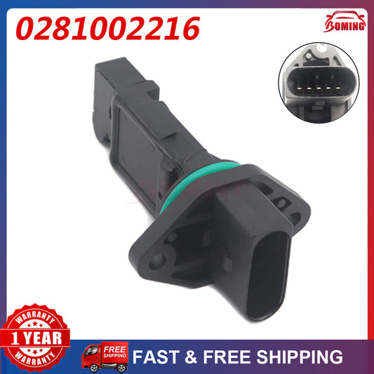 new flow sensor suitable for Audi for A4 , for A6 , for Volkswagen for Passat , and for Golf 1.9L TDI (models 0281002217 and 0281002216).