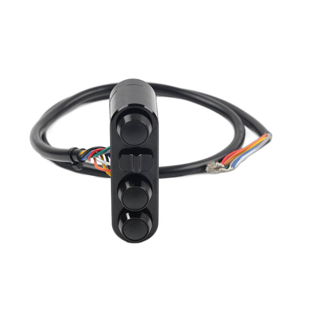 1 Handlebar Control Switches w/ Wiring Harness CNC Fit for Harley Dyna Sportster