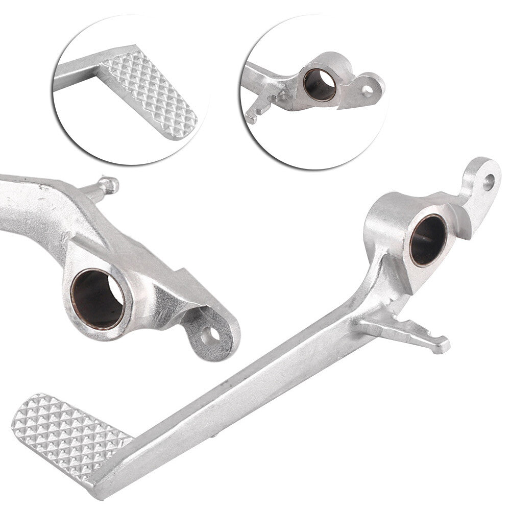 Rear Brake Foot Pedal Lever Fit for Yamaha YZF R1 2004 2005 2006 Aluminum Silver