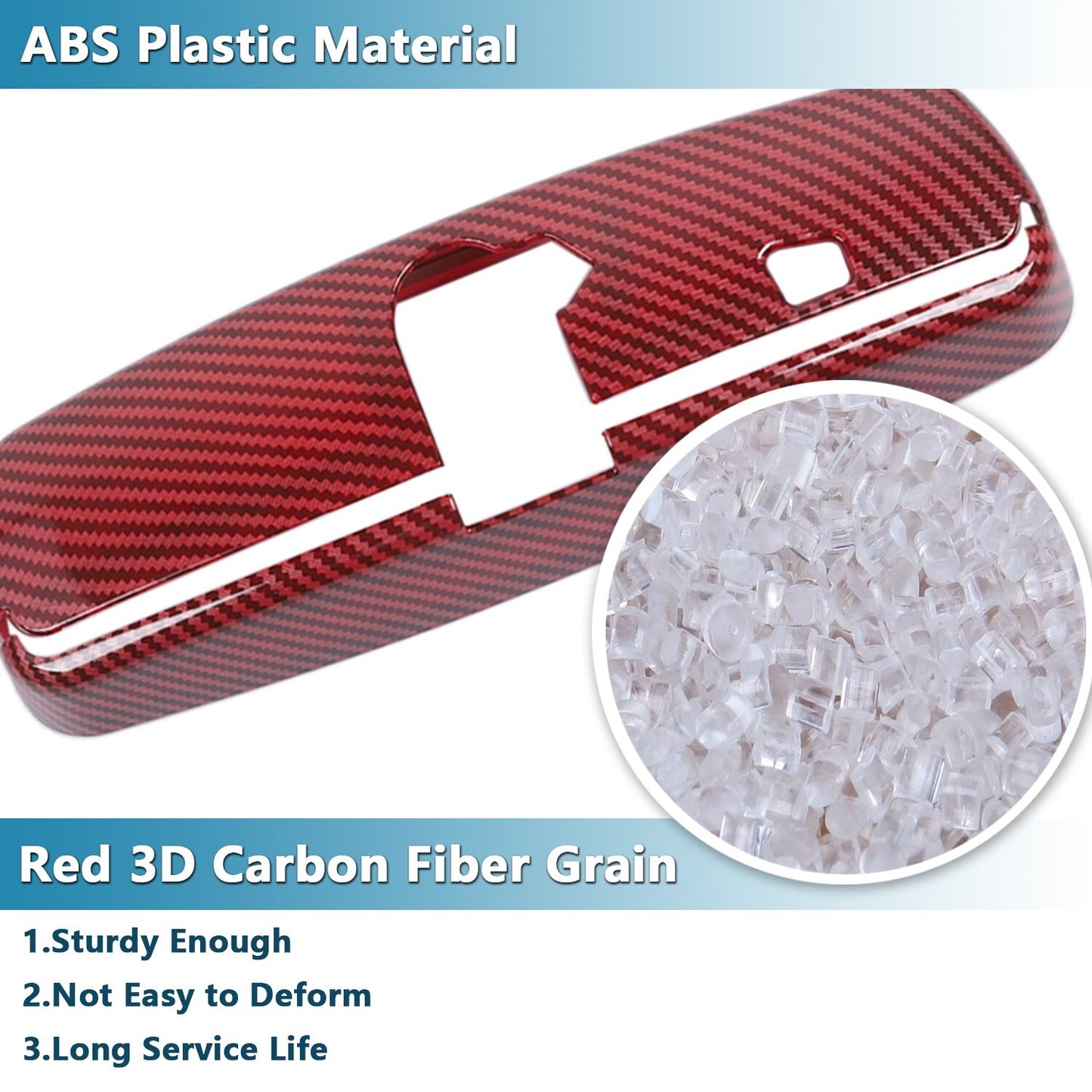 Inner Rearview Mirror Shell Cover Trim for Ford for Mustang 2015-2023 Accessories