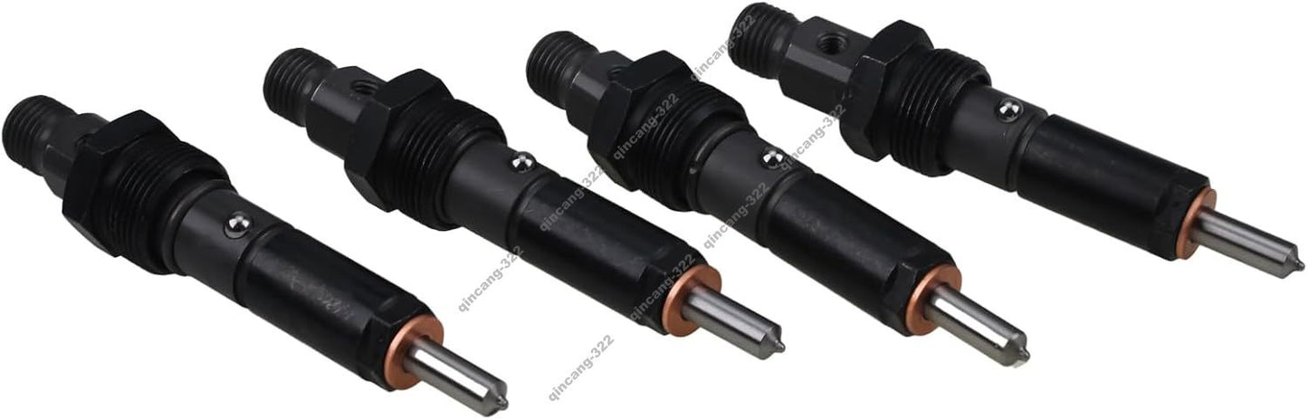 4 Pcs Fuel Injector 6732-11-3402 for Komatsu S4D102E 3.9 Engine