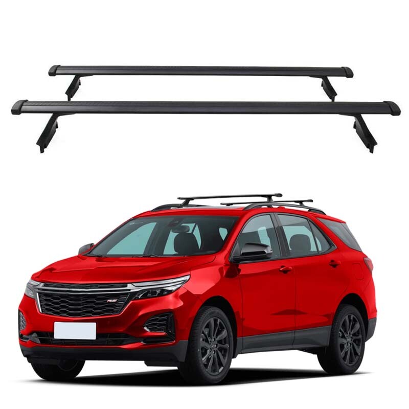 Roof Rail Rack Cross Bar Crossbar Aluminum 2018-2021 Fits for Chevrolet Equinox