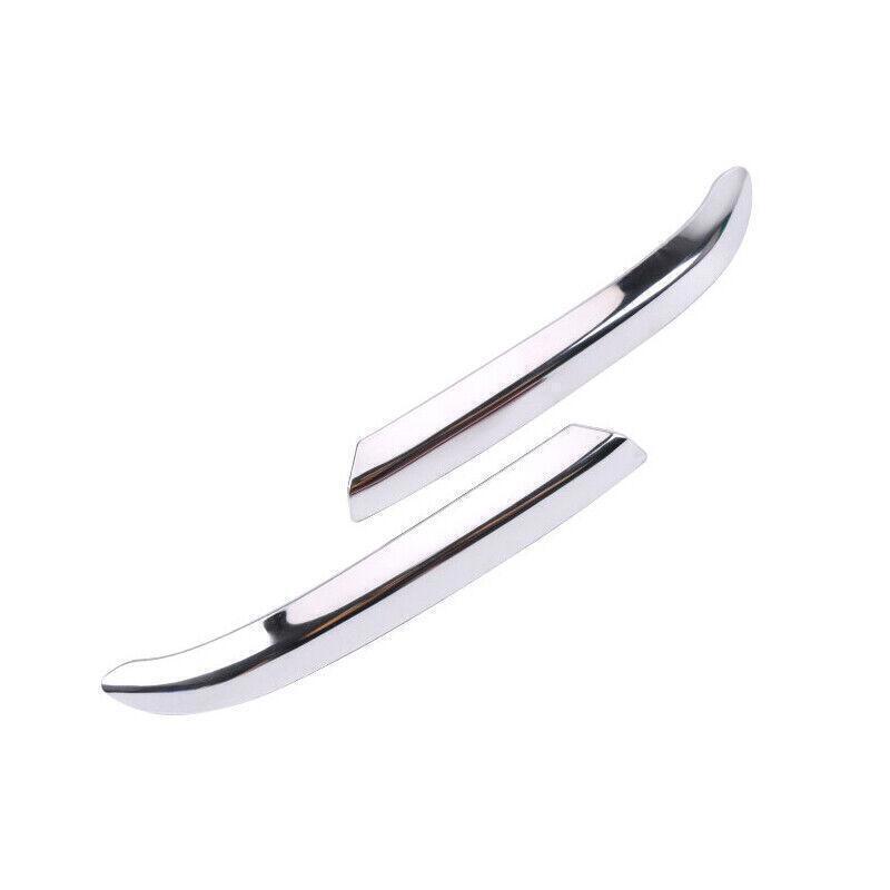 Rear Bumper Fog Light Lamp Strip Trim 2X for Nissan Sentra 16-2019 Steel Chrome