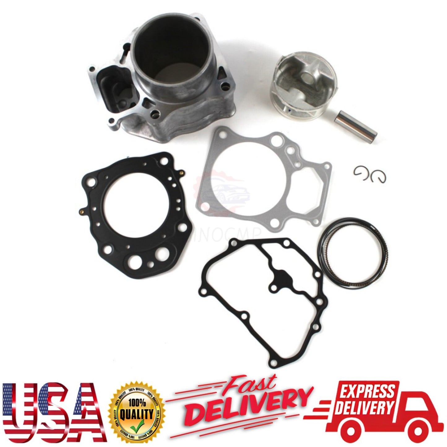 Cylinder Piston Gasket Top End Rebuild Kit for 2007-2018 for Honda Rancher TRX420 US