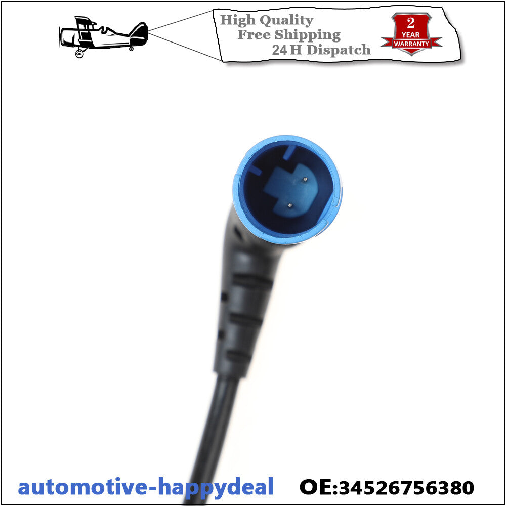 2x ABS Sensor for BMW X5 E53 2000-2003 Rear Left or Right 3.0 4.4 4.6 3452675638