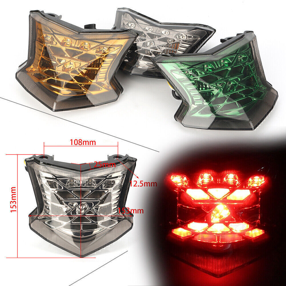 LED Integrated Tail Turn Signal Light Fit for Kawasaki Z900/Z650 2017-2023