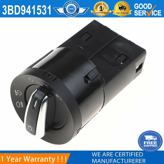 3BD941531 Fog light switch, new, suitable for Volkswagen for Jetta , for Golf , Beetle, for Passat