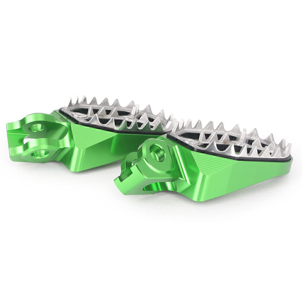 Green Racing Footpegs for Suzuki RMZ250 RMZ450 2010 2011 2012 2013 2014 2015