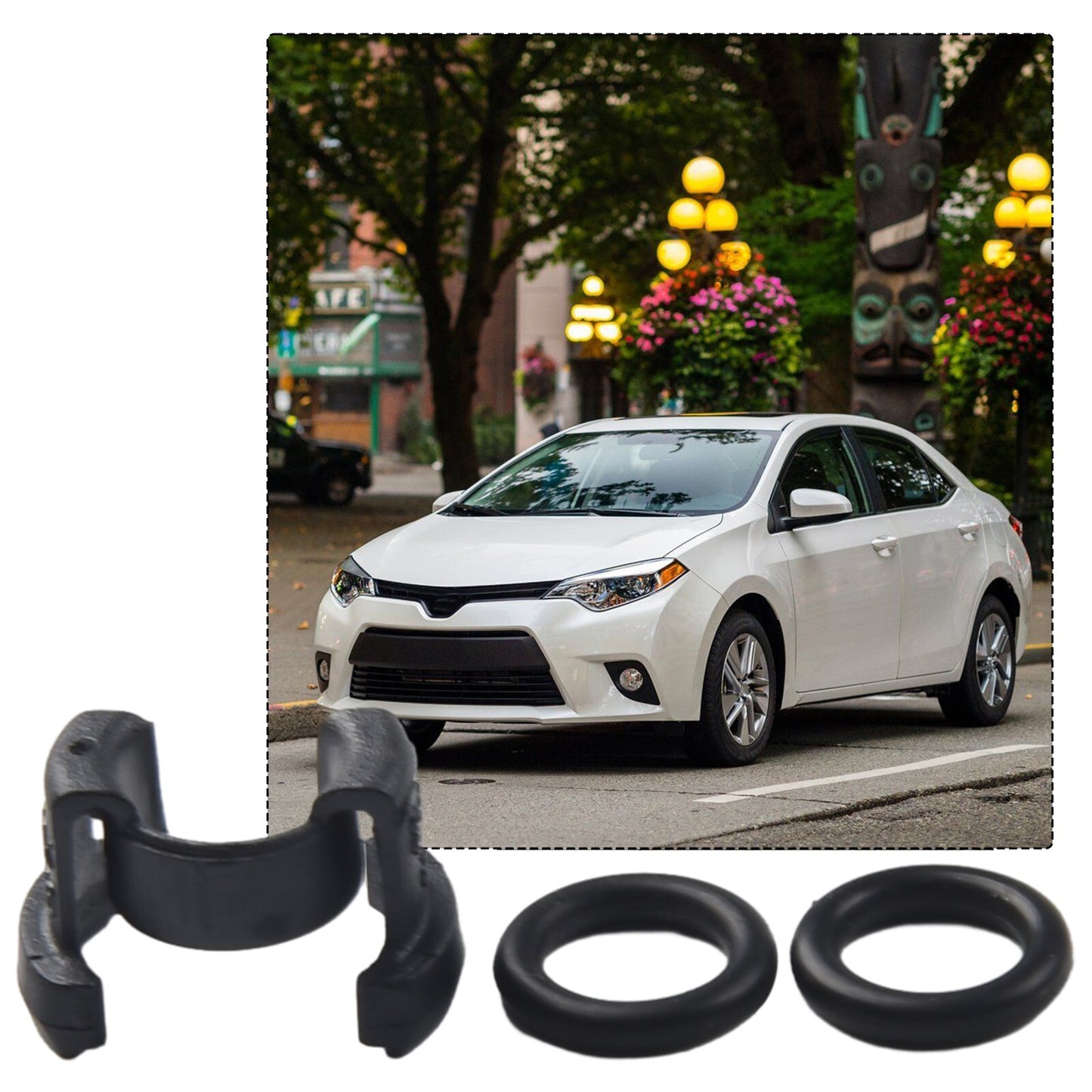 A/C Condensor Hard Line Lock Clamp Clip 88718-1E150 for Toyota 2018-2022