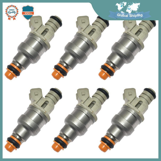 F47E-A2E- 6x Flow Matching Fuel Injector for Ford 2.3, 2.9, 3.0, 3.8, 4.9, and 5.0 Series Engines