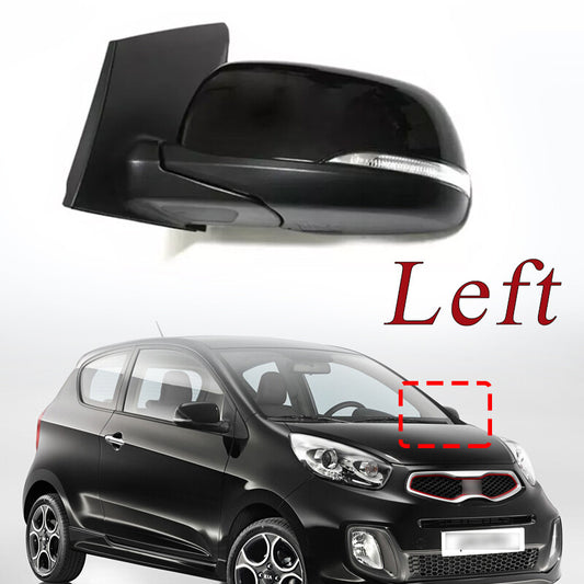 Left for Kia Picanto 2012-2016 Car Rearview mirror Assembly 8PIN