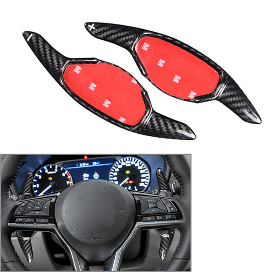 for Nissan Teana Altima 2019-2020 Steering Wheel Shift Paddle Carbon Fiber Black