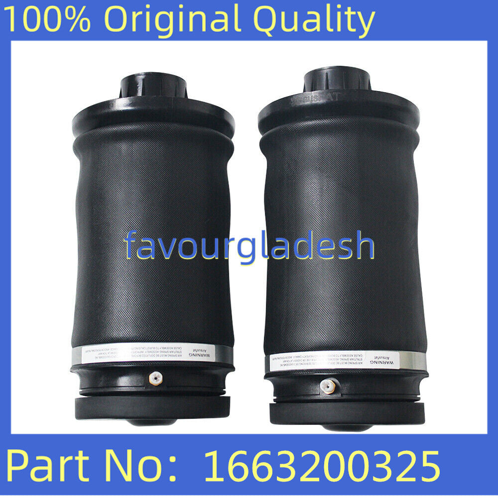2 X Rear Air Suspension Spring Bag for Mercedes W164 X164 W166 GL ML Class