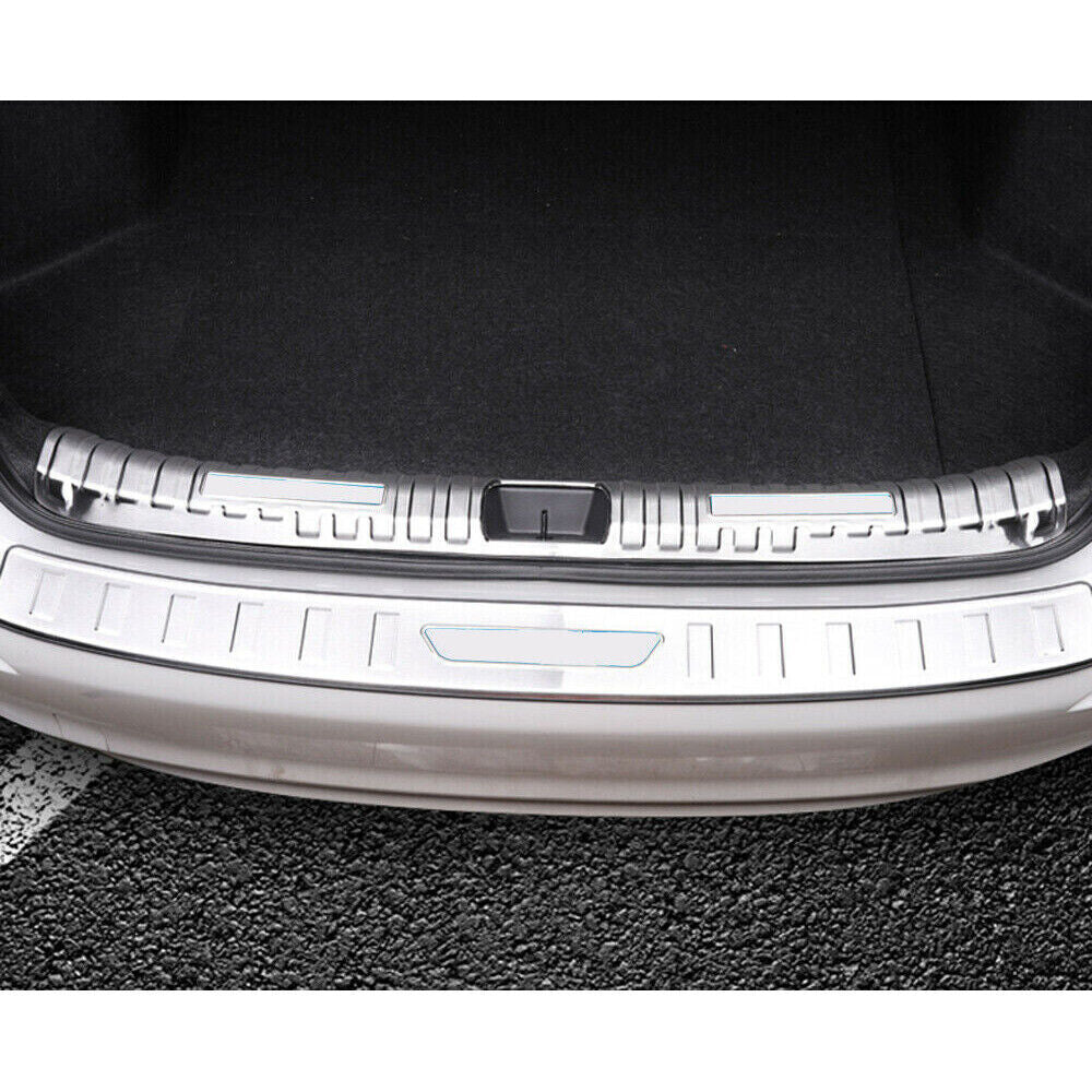 for Honda for Civic 2022-23 Silver Steel Rear Guard Trunk Plate Sill Protector Cover