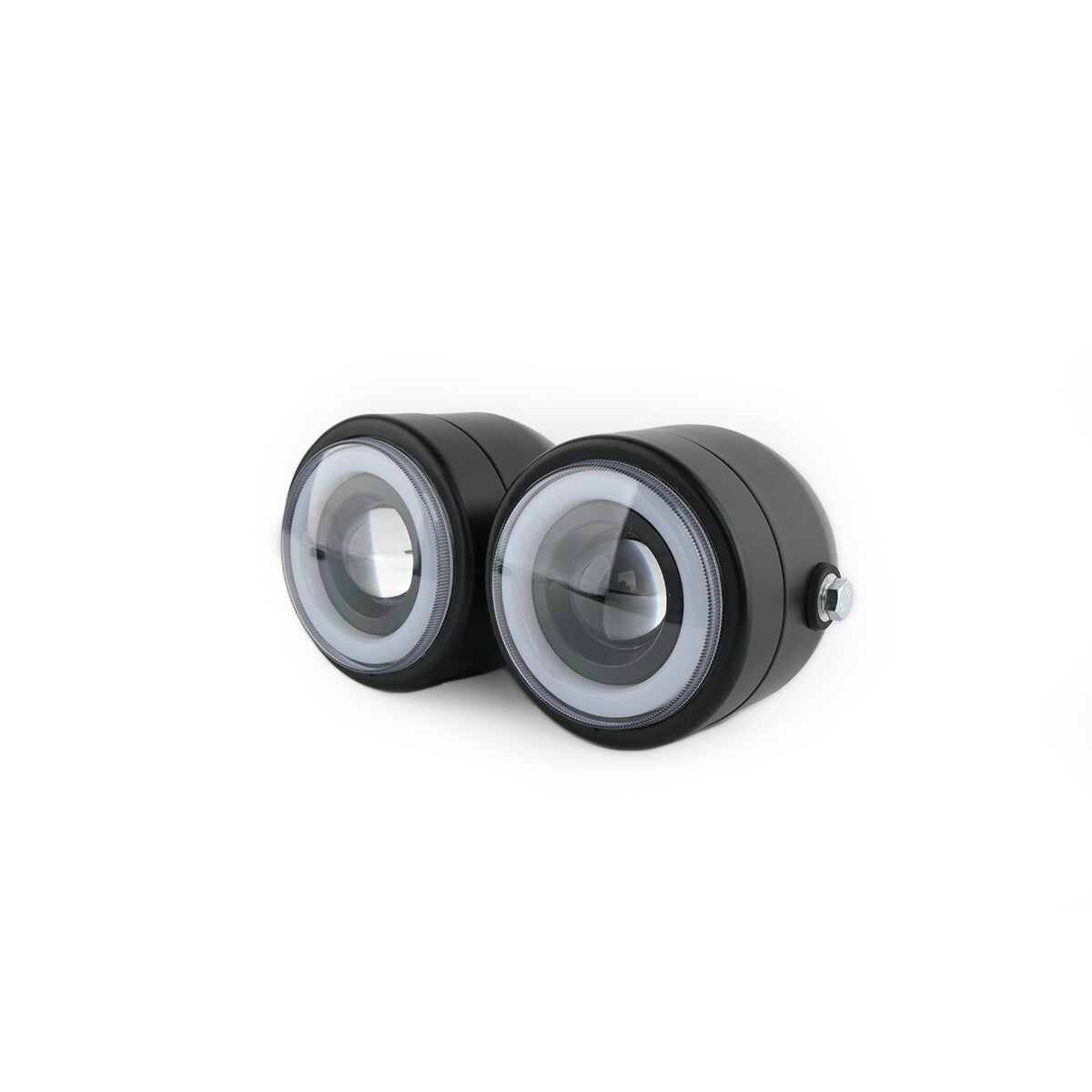 Motorcycle dual headlights for dual riders and dual lights applicable to for Harley Street Fat Boy Softai